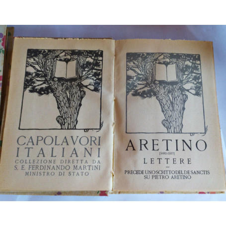 Lettere. Precede uno scritto del de Sanctis su Pietro Aretino