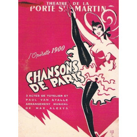 THEATRE DE LA PORTE ST. MARTIN CHANSON DE PARIS