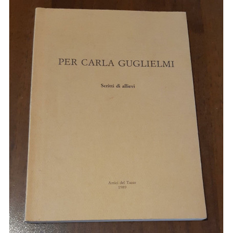 Per carla guglielmi  1989