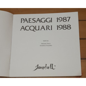 Paesaggi Acquari 1987-1988