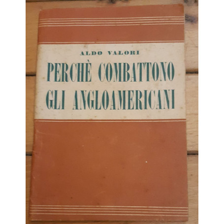 Perchè combattono gli angloamericani