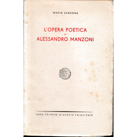 L'opera poetica di Alessandro Manzoni