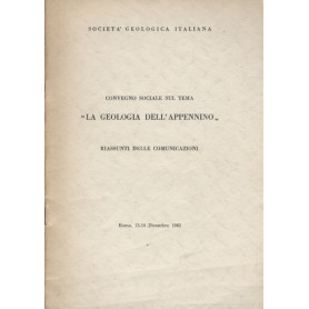 CONVEGNO SOCIALE SUL TEMA `LA GEOLOGIA DELL'APPENNINO`Librisaggi