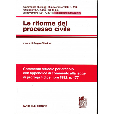 Le Riforme del processo civile