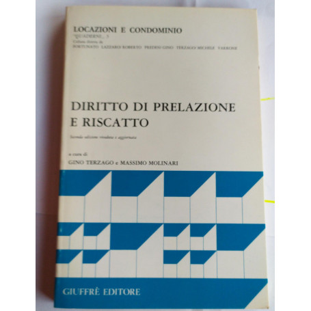 Diritto di prelazione e riscatto