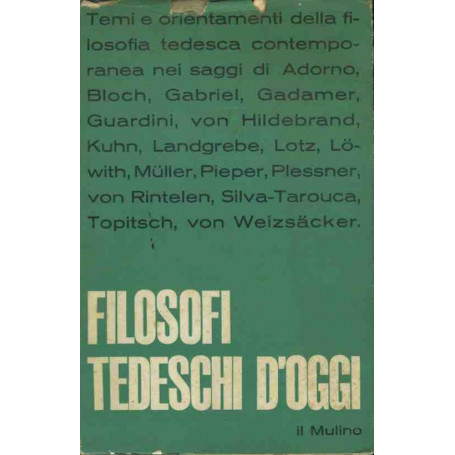 Filosofi tedeschi oggi