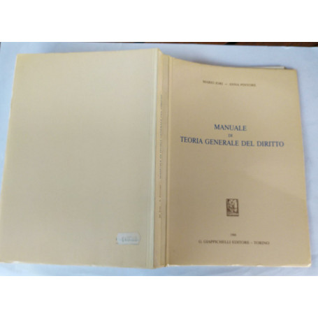 Manuale di teoria generale del diritto