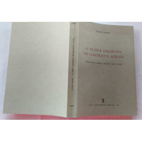 La nuova disciplina dei contratti agrari