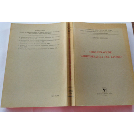 Organizzazione amministrativa del lavoro