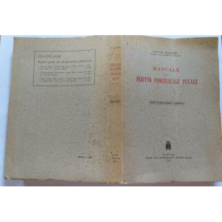 Manuale di diritto processuale penale