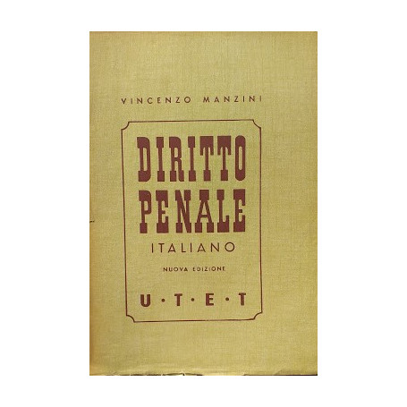 Trattato di Diritto Penale Italiano  volume 3