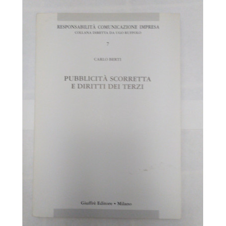 Pubblicità scorretta e diritti dei terzi