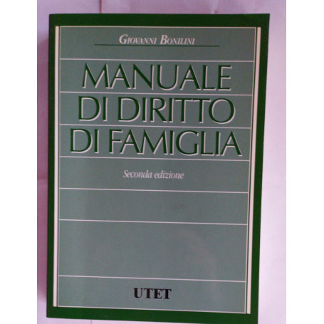 Manuale di diritto di famiglia