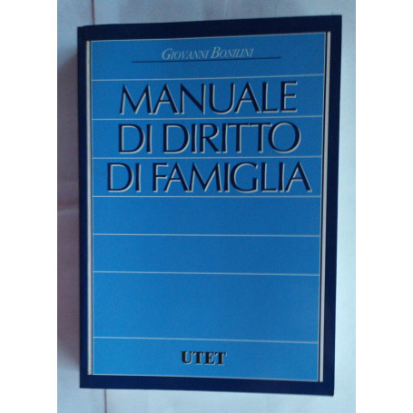 Manuale di diritto di famiglia