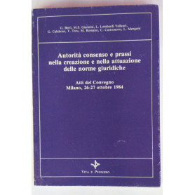 Autorità  consenso e prassi nella creazione e nella attuazione delle norme giuridiche