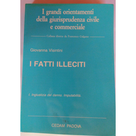 I fatti illeciti. Ingiustizia del danno  imputabilità 1