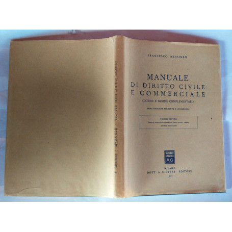 Manuale di diritto civile e commerciale volume 7