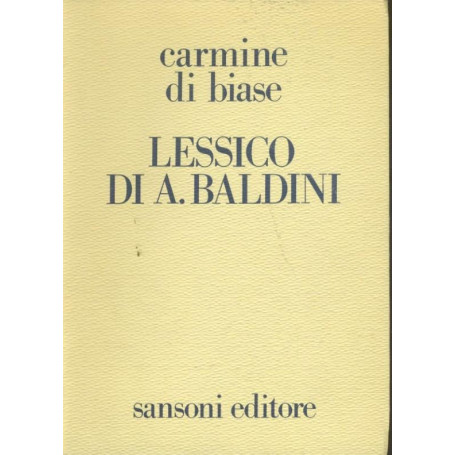 Lessico di A. Baldini