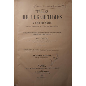 Tables de logarithmes a cinq décimales: pour les nombres et les lignes trigonométriques