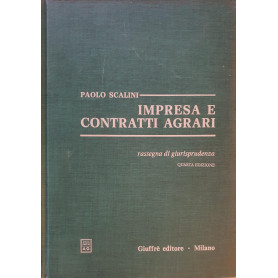 Impresa e contratti agrari : rassegna di giurisprudenza