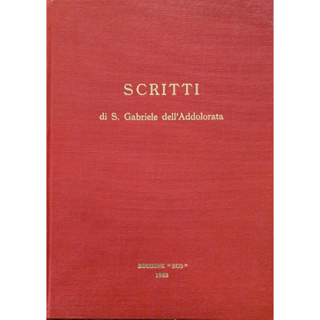 Scritti di S. Gabriele Dell'Addolorata