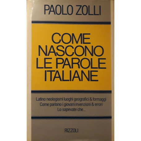 Come nascono le parole italiane