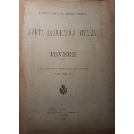 Carta Idrografica d'Italia: Tevere con atlante