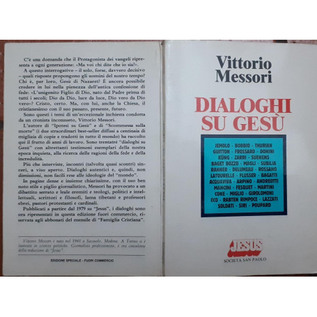 Dialoghi su Gesu'