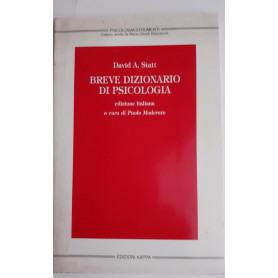 Breve dizionario di psicologia