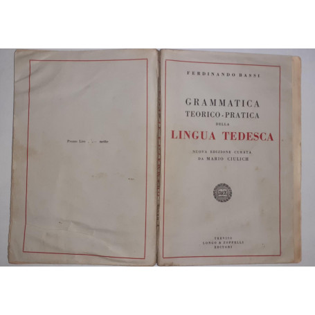Grammatica teorico-pratica della lingua tedesca