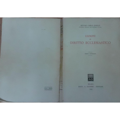 Lezioni di diritto ecclesiastico