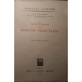 Istituzioni di diritto tributario