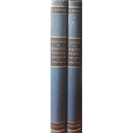 Manuale di diritto penale: parte speciale I e II