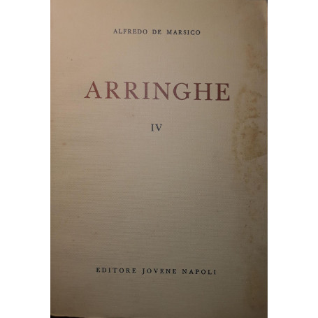 Arringhe IV