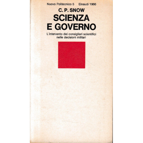 Scienza e governo