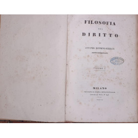 Filosofia del diritto. Volume I