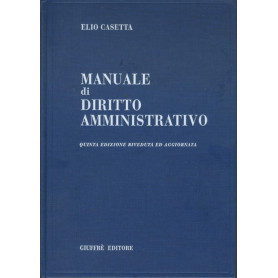 Manuale di diritto amministrativo