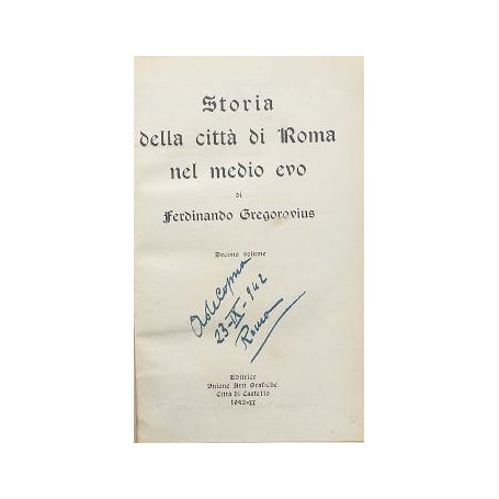 Storia della città di Roma nel medio evo  decimo volume