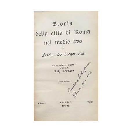 Storia della città di Roma nel medio evo  volume VI