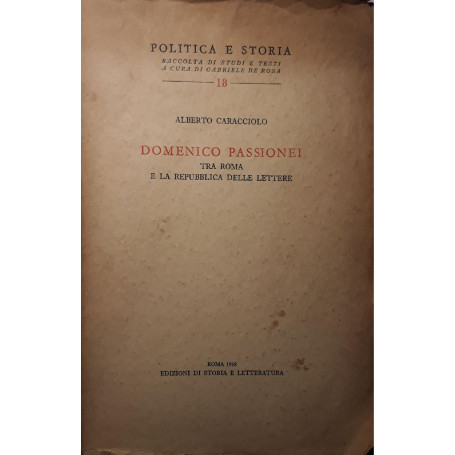 Domenico Passionei - tra Roma e la repubblica delle lettere