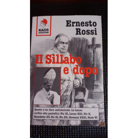 Il Sillabo e dopo