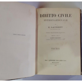 Diritto civile internazionale Volume 4