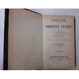 Principi di diritto civile Volume XX