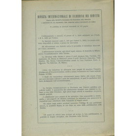 Rivista internazionale di filosofia del diritto. Anno XXXIII. Serie III. Maggio - Giugno 1956