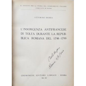 L'insorgenza antifrancese di Tolfa durante la Repubblica Romana del 1798-1799