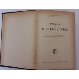 Istituzioni di diritto civile  Volume I