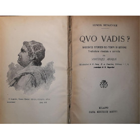 Quo vadis? racconto storico dei tempi di NeroneLibrisaggi Quo vadis? racconto storico dei tempi di NeroneLibrisaggi