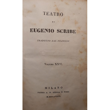 Teatro di Eugenio Scribe (volume XIX)