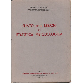 Sunto delle lezioni di Statistica MetodologicaLibrisaggi
