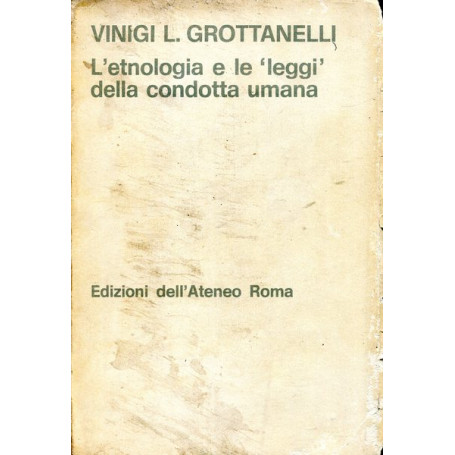 L'etnologia e le `leggi` della condotta umana